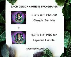 Over Your Dead Body 20oz Skinny Tumbler Wrap, Wednesday Addams Tumbler PNG Design