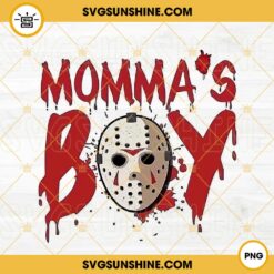 Mommas Boy Jason Voorhees PNG Sublimation Designs