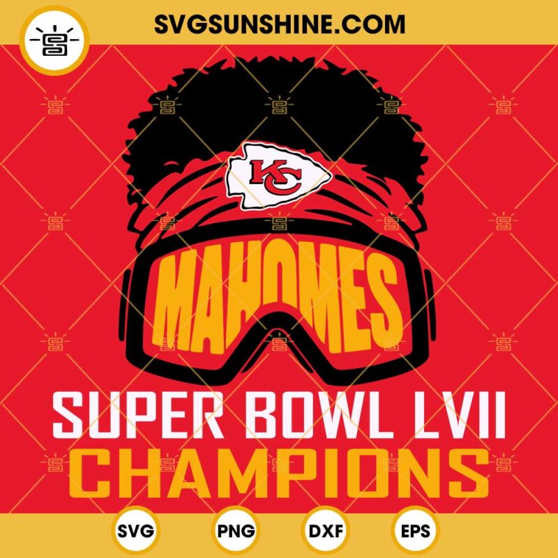 Patrick Mahomes Svg Kansas City Chiefs Super Bowl Lvii 2023 Champions