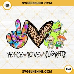 Peace Love Rugrats PNG, Chuckie Finster PNG, Tommy Pickles PNG