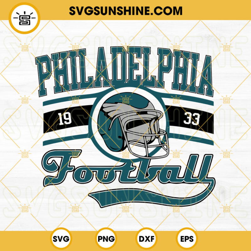 Philadelphia 1933 Football SVG, Philadelphia Eagles SVG PNG DXF EPS Cricut