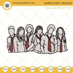 RBD Embroidery Designs, Rebelde Embroidery Files