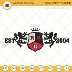 RBD Logo Embroidery Files, Rebelde Embroidery Designs Digital Download