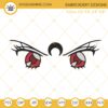 Sailor Moon Eyes Embroidery Designs, Anime Embroidery Files
