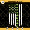 Shamrock American Flag SVG, American Irish Flag SVG, St Patricks Day USA Flag SVG PNG DXF EPS Files