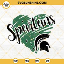 Spartan Strong Heart SVG, Michigan State University Love SVG, Msu SVG PNG DXF EPS