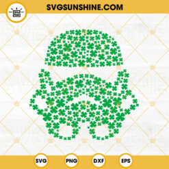May The Luck Be With You SVG, Star Wars Shamrock st Patricks Day SVG