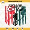 Super Bowl 2023 SVG, Chiefs Vs Eagles Football SVG, Superbowl LVII SVG PNG DXF EPS
