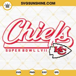 Chiefs Super Bowl LVII SVG, Super Bowl 2023 SVG,  KC Chiefs SVG, Football SVG