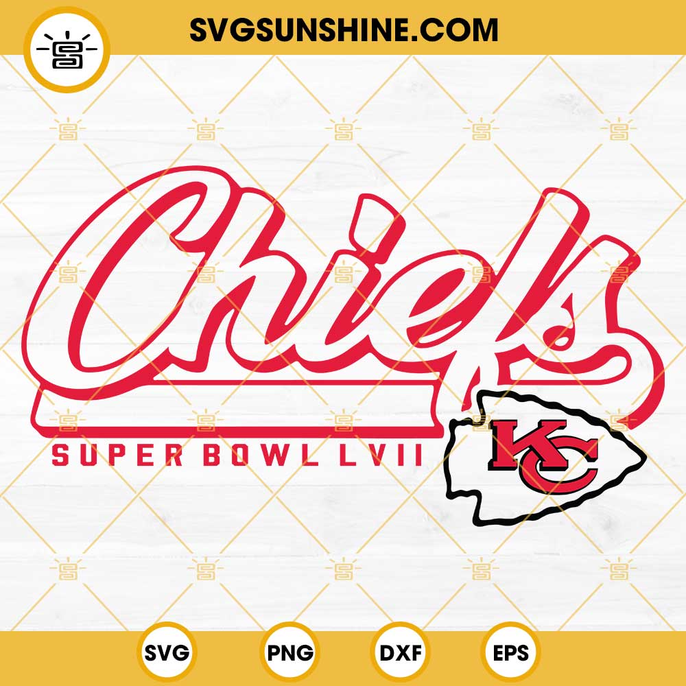 Superbowl LVII 2023 Svg, Football Sports Svg, Chiefs Svg