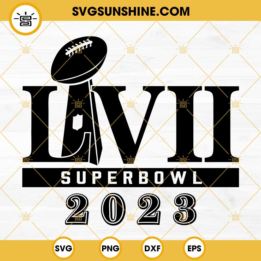 Super Bowl LVII 57 logo (2023) transparent PNG
