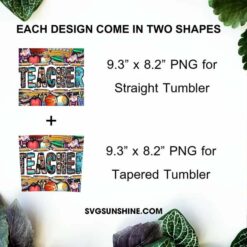 Teacher Aztec 20oz Skinny Tumbler Wrap, Western School Tumbler Design Digital Download