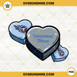 Tennessee Titans Conversation Hearts PNG, Titans Football Love PNG Sublimation Download