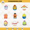 Toy Story Easter Eggs SVG Bundle, Woody Easter Egg SVG, Disney Happy Easter SVG PNG DXF EPS Instant Download