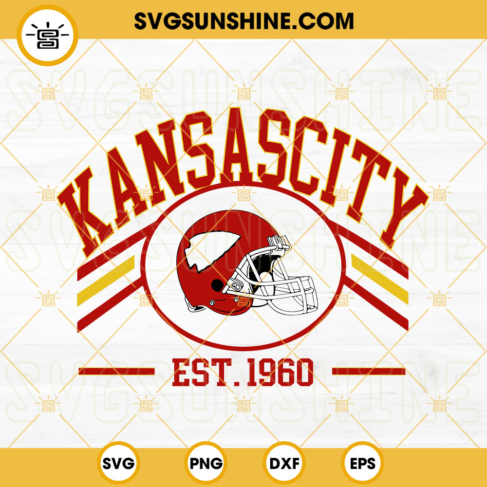 KC chiefs Football est 1960 png sublimation download