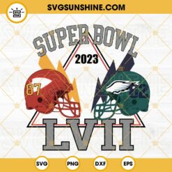 Super Bowl 2023 SVG, Kelce Bowl SVG, Travis Kelce SVG, Jason Kelce SVG, Super Bowl LVII SVG PNG DXF EPS Cricut Silhouette