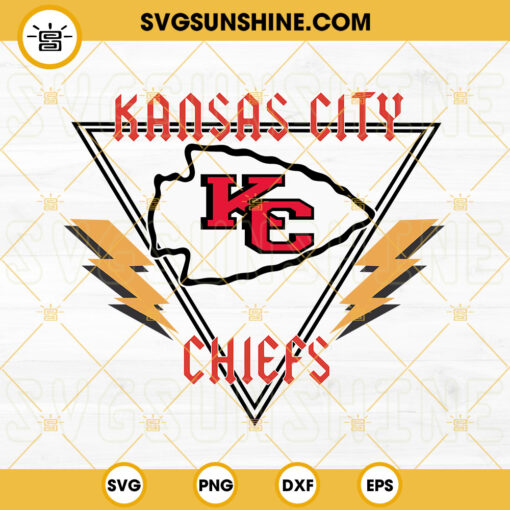 Kansas City Rock Chiefs Band SVG, Kansas City Football SVG, Super Bowl 2023 SVG PNG DXF EPS