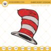 Dr Seuss Hat Embroidery Designs, Cat In The Hat Embroidery Files