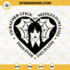 Wednesday Valentine SVG, Wednesday Addams Heart SVG, I'd Rather Stick Needles In My Eyes Wednesday SVG
