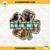 Western Lucky Clover PNG, Shamrock PNG, Irish PNG, St Patricks Day PNG Sublimation