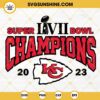 Chiefs Super Bowl LVII Champions 2023 SVG, Kansas City Chiefs SVG PNG DXF EPS Cutting Files