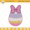 Daisy Duck Easter Egg Embroidery Designs, Cute Easter Embroidery Files