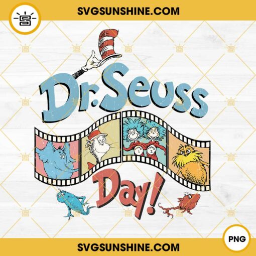 Dr Seuss Day PNG, Read Across America PNG, Teacher PNG Sublimation