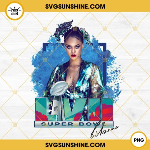 Rihanna Super Bowl 2023 PNG, Halftime Show PNG, Football Sunday 2023 PNG Digital File