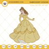 Belle Embroidery File, Disney Princess Embroidery Design