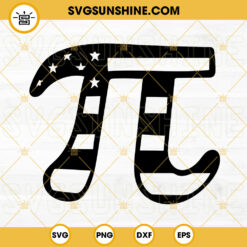 American Pi Symbol SVG, Love Math SVG, American Teacher SVG, Happy Pi Day SVG PNG DXF EPS Files