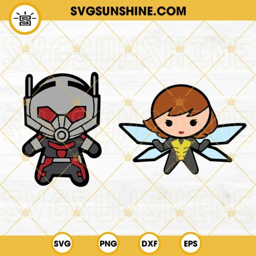 Ant Man And The Wasp SVG Bundle, Super Hero SVG, Marvel Movies 2023 SVG PNG DXF EPS Files