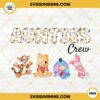 Aunties Crew PNG, Winnie The Pooh PNG, Gift For Kids PNG, Aunt Love PNG Sublimation