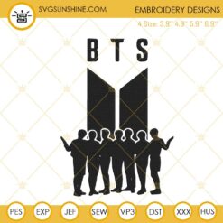 BT21 BTS Fandom Embroidery Design Files