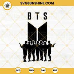 BTS SVG, Music Of Korea SVG, Kpop Star SVG PNG DXF EPS Silhouette Cricut