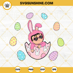 Baby Benito With Easter Eggs SVG, Un Pascua Sin Ti SVG, Bad Bunny Easter SVG PNG DXF EPS