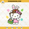 Benito Hello Kitty Easter SVG, Hello Kitty Easter SVG, Easter Eggs SVG, Bad Bunny Kitty Easter SVG PNG DXF EPS