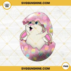 Bunny In Egg PNG, Rabbit PNG, Happy Easter Cute Digital Download