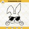 Bunny With Sunglasses SVG, Middle Finger SVG, Funny Easter SVG, Adult Easter SVG PNG DXF EPS