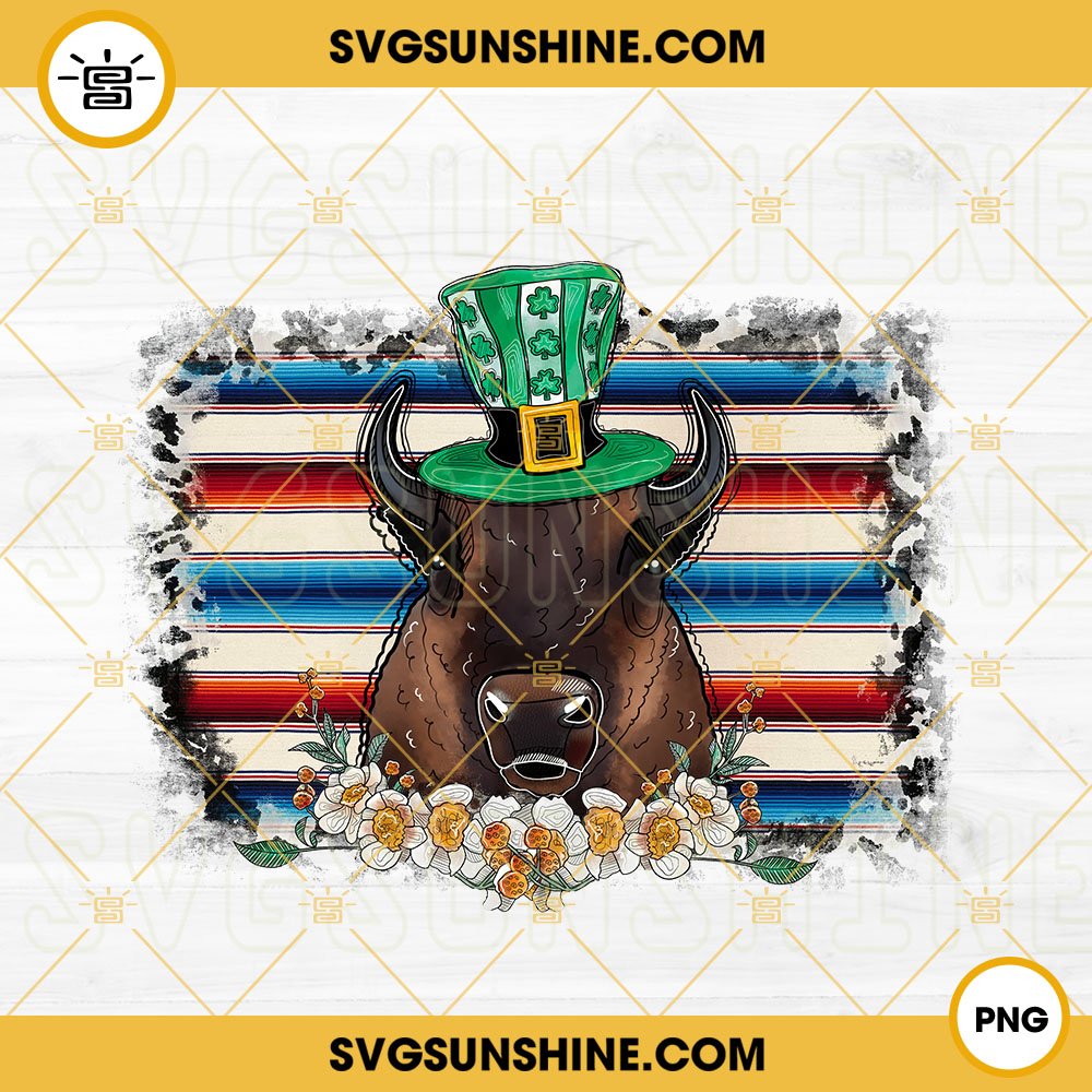 Cow Leprechaun Hat PNG, Lucky Heifer PNG, Funny St Pattys Day PNG Sublimation
