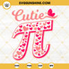 Cutie Pi SVG, Pi Number Heart SVG, Math Lover SVG, Cute Happy Pi Day SVG PNG DXF EPS Files