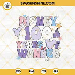 Disney 100 Years Of Wonder SVG, Disney 2023 SVG, Disney World Castle SVG PNG DXF EPS