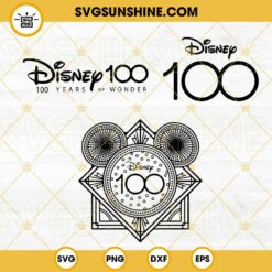 Disney 100 Years Of Wonder SVG Bundle, Disney 2023 SVG, Disneyland Park SVG PNG DXF EPS Cut Files