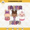 Doc McStuffins Easter Is Better With My Peeps SVG, Hallie Peeps Bunny SVG, Easter Day SVG PNG DXF EPS Cricut Files