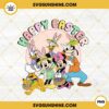 Mickey Friends Happy Easter PNG, Disney Mouse Easter PNG, Disney Bunny PNG, Easter Kids PNG Sublimation