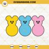 Easter Mouse SVG, Mickey Bunny Peeps SVG, Marshmallow Candy SVG, Happy Easter SVG PNG DXF EPS