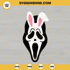 Ghostface Easter Bunny SVG, Horror Easter SVG, Funny SVG, Scary Movie Easter SVG PNG DXF EPS