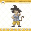 Goku Embroidery Designs, Dragon Ball GT Kakarot Embroidery Files