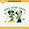 Good Luck Charm SVG, Leprechaun SVG, Mickey Minnie Mouse St Patricks Day SVG PNG DXF EPS