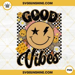 Good Vibes Smiley PNG, Good Vibes Leopard PNG