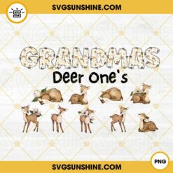 Grammas Deer Ones PNG, Grandma PNG, Granny Of Reindeers PNG, Family PNG Digital File